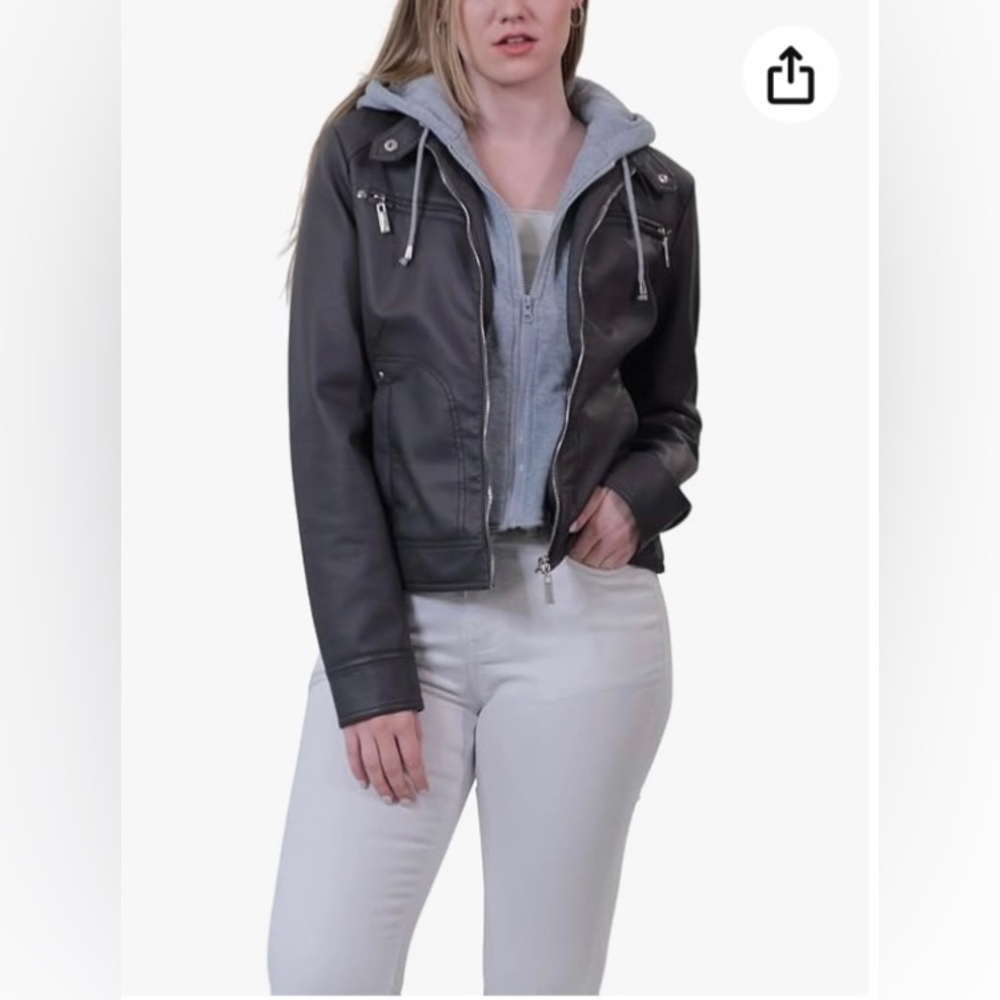 Joujou leather jacket